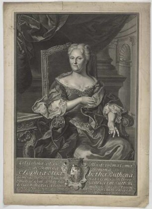 Bildnis der Sophia Elisabetha Ruthena de Plauen