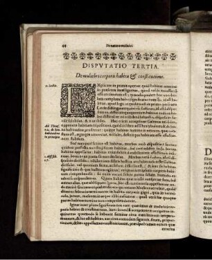 Disputatio Tertia. De muliebri corporis habitu & constitutione