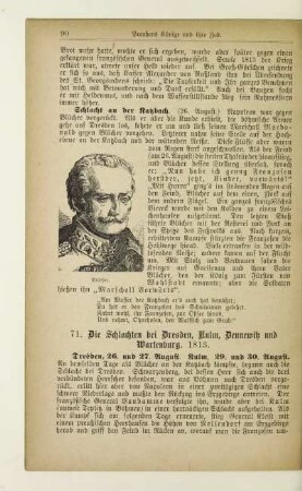 71. Die Schlachten bei Dresden, Kulm, Dennewitz und Wartenburg. 1813