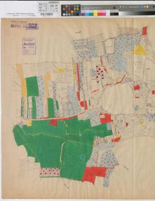 Sendenhorst (Sendenhorst), Flurbereinigung Sendenhorst, Besitzstandskarte Sendenhorst Stadt