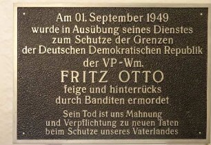 Gedenktafel Fritz Otto