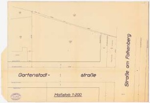 Gartenstadt Falkenberg, Berlin-Altglienicke: Altglienicke, Katasterplan-Ausschnitt