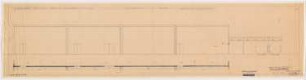 Kabelwerk Dr. Cassirer, Berlin-Spandau: Ost-Front, Schnitt 1:100