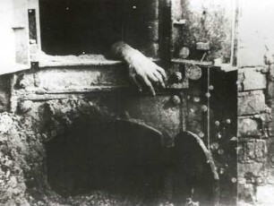 KZ Majdanek. Verbrennungsofen im Konzentrationslager