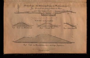 Diormaltype der Donauregulierung in Niederoesterreich