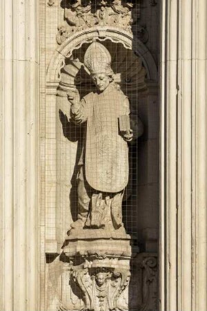 Westfassade — Die vier Heiligen von Cartagena — San Fulgencio