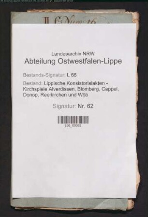 Bestallung, Güter und Akzidenzien der Pastoren: Pfarrei-Einkommen, Allgemeines/Verzeichnisse