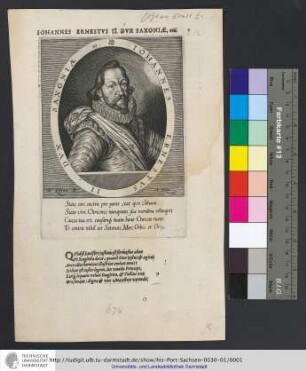 Iohannes Ernestvs II. Dvx Saxoniæ etc.