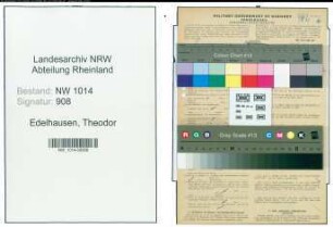 Entnazifizierung Theodor Edelhausen , geb. 21.05.1918 (Kleinhaendler)