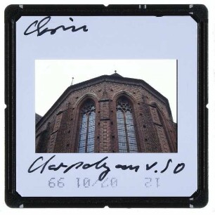 Chorin, Kloster : Fassade Chor Klosterkirche