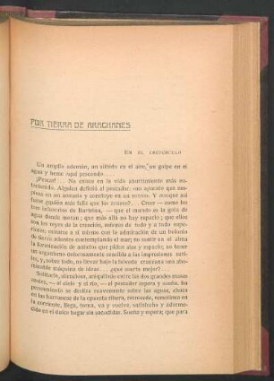 Por tierra de Arachanes