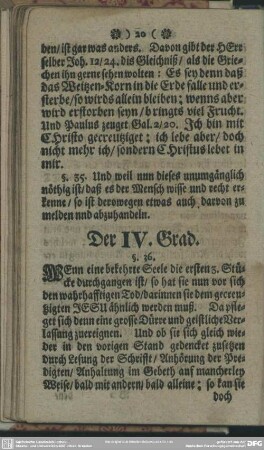 Der IV. Grad