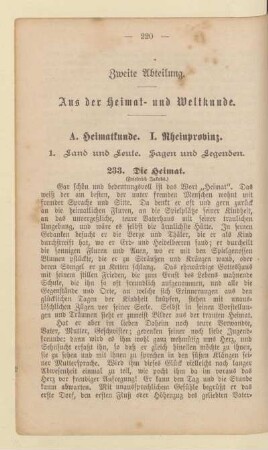 I. Rheinprovinz.
