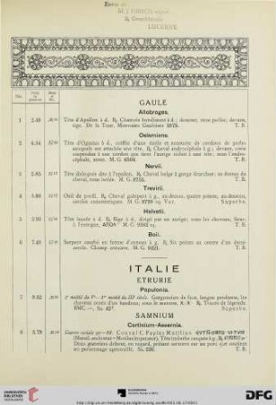 Gaule (Nr. 1-6)