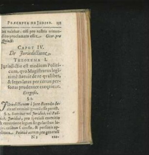 Caput IV. De Iurisdictione.