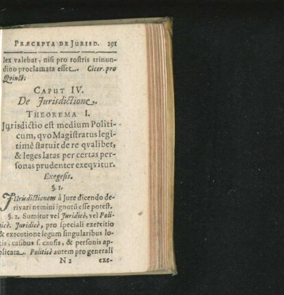 Caput IV. De Iurisdictione.