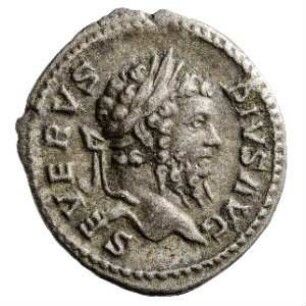 Münze, Denar, 210 n. Chr.