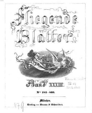 Fliegende Blätter. 33 = Nr. 783 - 808. [1860]