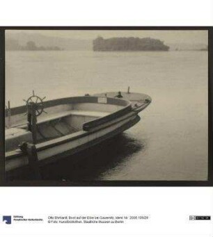 Boot auf der Elbe bei Gauernitz