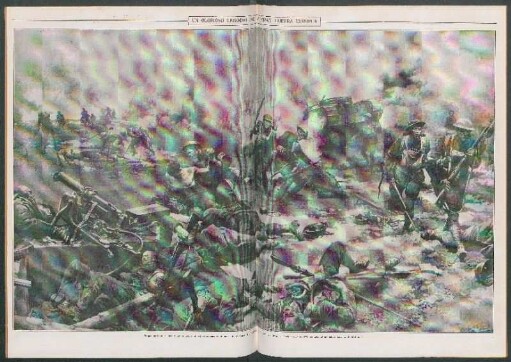 Un glorioso episodio de la gran guerra europea [Dibujo]