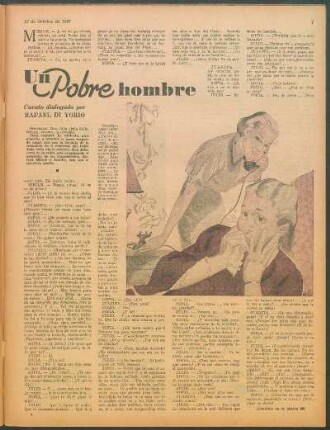 Un pobre hombre : Cuento dialogado por Rafael di Yorio