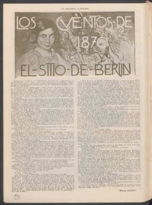 Los cuentos de 1870 - El sitio de berlín : [Traducción. - Ilustración de Saturnino Herrán]