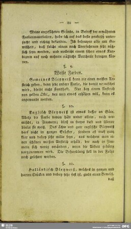 Weiße Farben (§ 9-17)