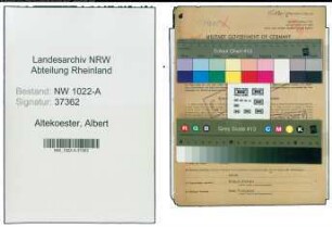 Entnazifizierung Albert Altekoester , geb. 01.10.1900 (Fabrikant)