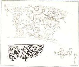 Gmelin, Leopold; Sammlung Gmelin: Kunstgewerbe - Kiste XV - Ornamente (Details)