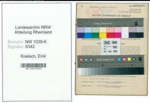 Entnazifizierung Emil Koelsch , geb. 19.11.1915 (Ingenieur)