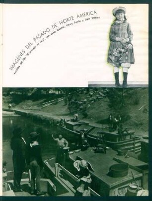 Imágenes del pasado de Norte América, extraídas del film "El granjero se casa" [...]