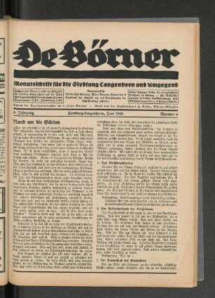 Juni 1928 Nummer 6