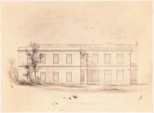 Villa Loring, Malaga Ausführungsprojekt: Seitenansicht