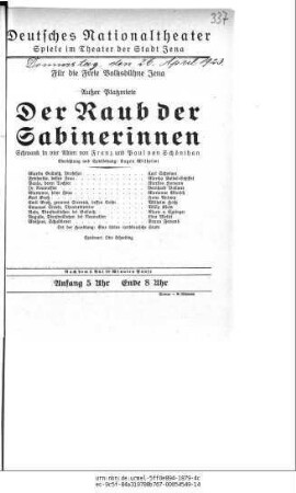 Der Raub der Sabinerinnen