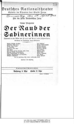 Der Raub der Sabinerinnen
