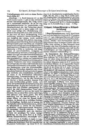Krüppel, Krüppelfürsorge u. Krüppelerziehung
