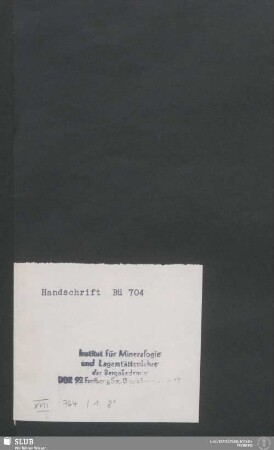 704: Brief von Karl Maria Ehrenbert von Moll an Friedrich Mohs vom 22.12.1804 - XVII 764 8.