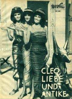 Filmprogramm: Cleo, Liebe und Antike