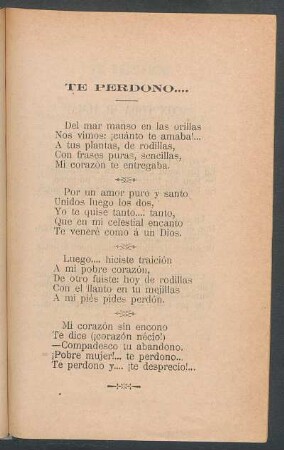 Te perdono...