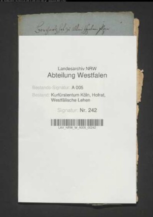 Belehnungen mit dem Borchardshof zu Altenilpe (Fredeburger Lehen): Martin Borchardts 1568, Martin Borchardts 1620, Lysa Borchardts, Witwe des Jost Borchardts 1649