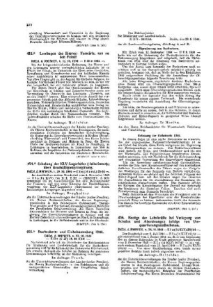 Schulung der KLV-Lagerleiter (-leiterinnen); hier: Beschäftigungsvergütung : [Amtliche Erlasse] ; [Amtlicher Teil]