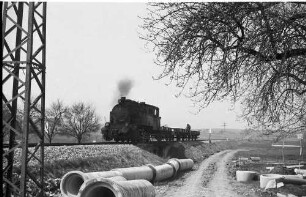 Lok 16, Baustelle Rangendingen, Arbeitszug 405