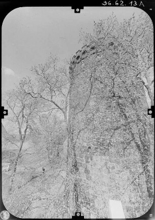 Leisnig, Burglehn 6. Burg Mildenstein (11. Jh., Umbau E. 14. Jh. und nach 1549). Bergfried