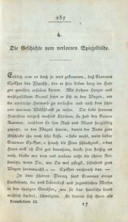 4. Die Geschichte vom verlornen Spiegelbilde