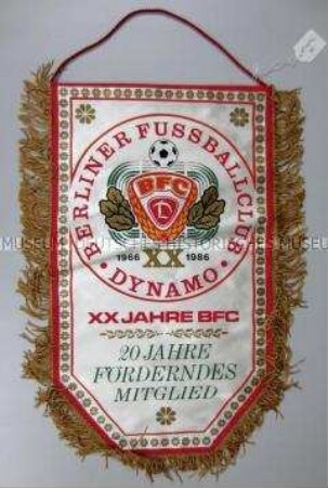 Wimpel des Berliner Fußballclubs Dynamo, BFC