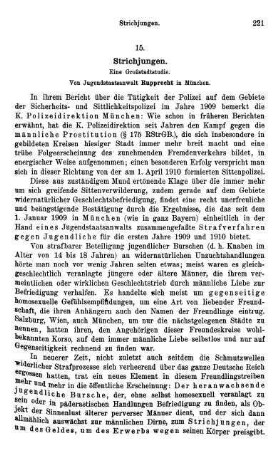 221-227, Strichjungen. Eine Großstadtstudie