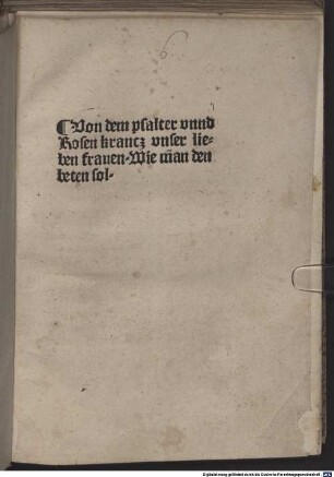 Psalter Marie