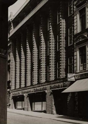 Broschekhaus, Verlagshaus der Tageszeitung "Hamburger Fremdenblatt", Hamburg-Neustadt