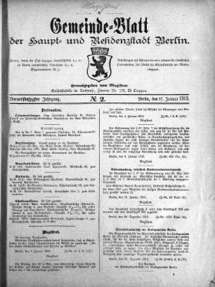 1913,2: No. 2, 12. Januar 1913