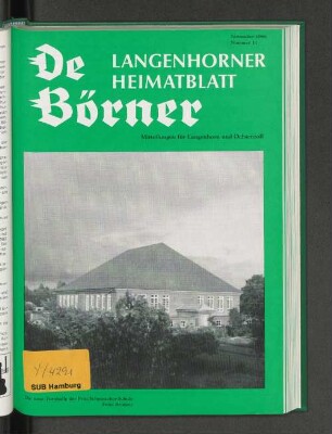 November 1986, Nummer 11
